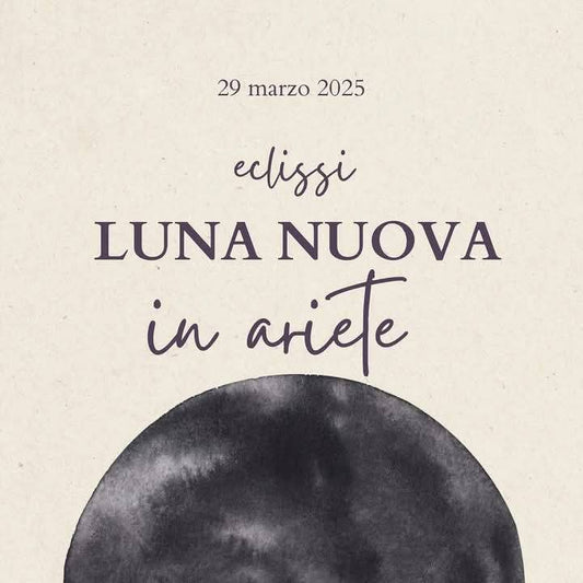 29/03/2025 LUNA NUOVA in ARIETE con ECLISSI