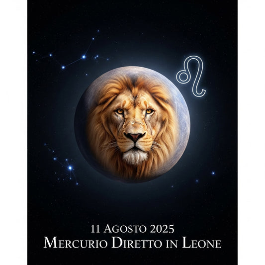 Mercurio in Leone torna diretta dal 11 agosto 2025. Dar voce alle proprie idee