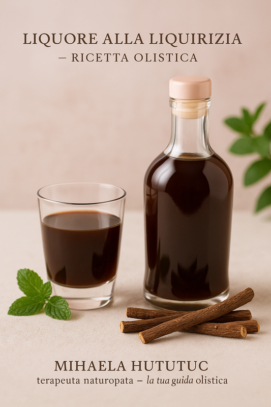 RICETTA LIQUORE alla LIQUIRIZIA con un tocco olistico