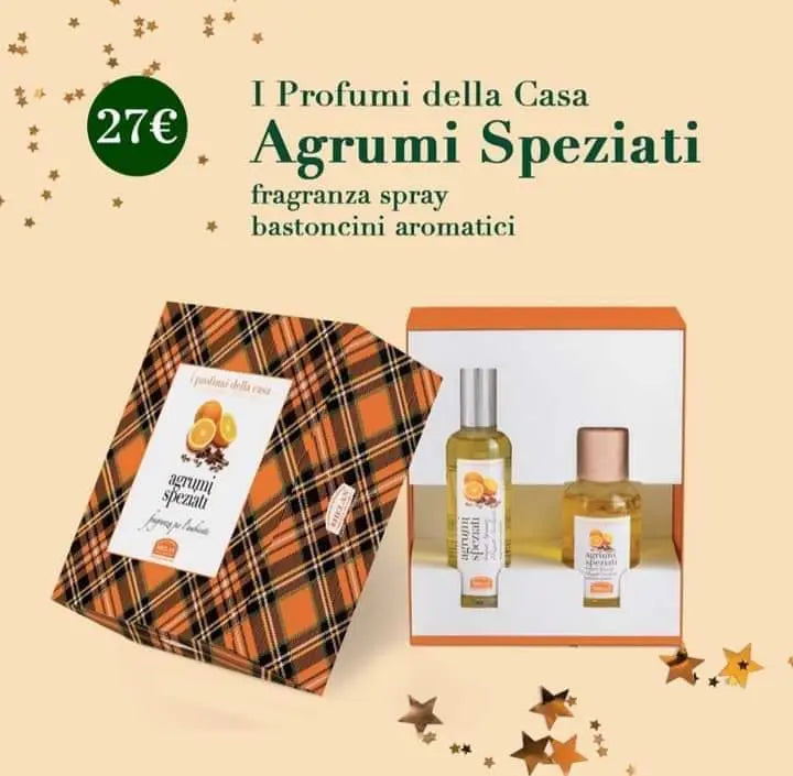 Cofanetto regalo I PROFUMI per la CASA : AGRUMI SPEZIATI di Helan