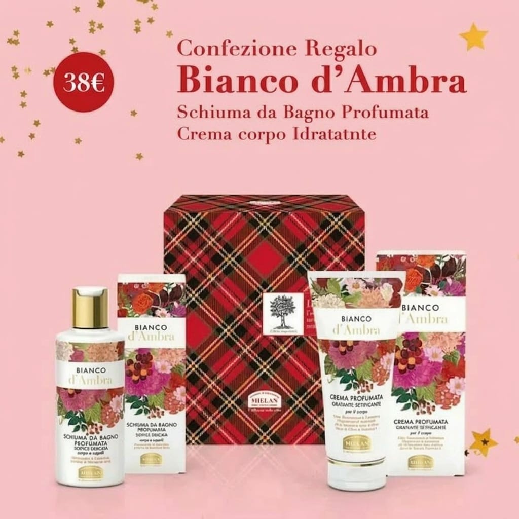 CONFEZIONE REGALO BIANCO d'AMBRA di HELAN.