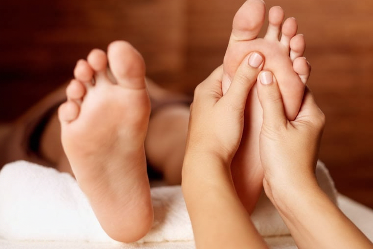 Massaggio riflessologia plantare