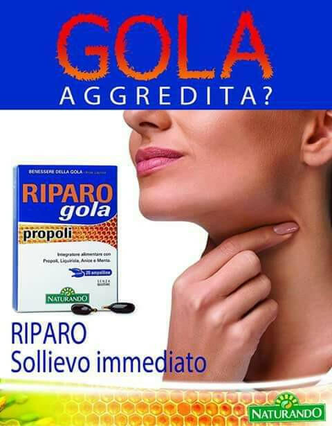 RIPARO GOLA ampolline di NATURANDO. - Erboristeria Il Mondo Alchemico