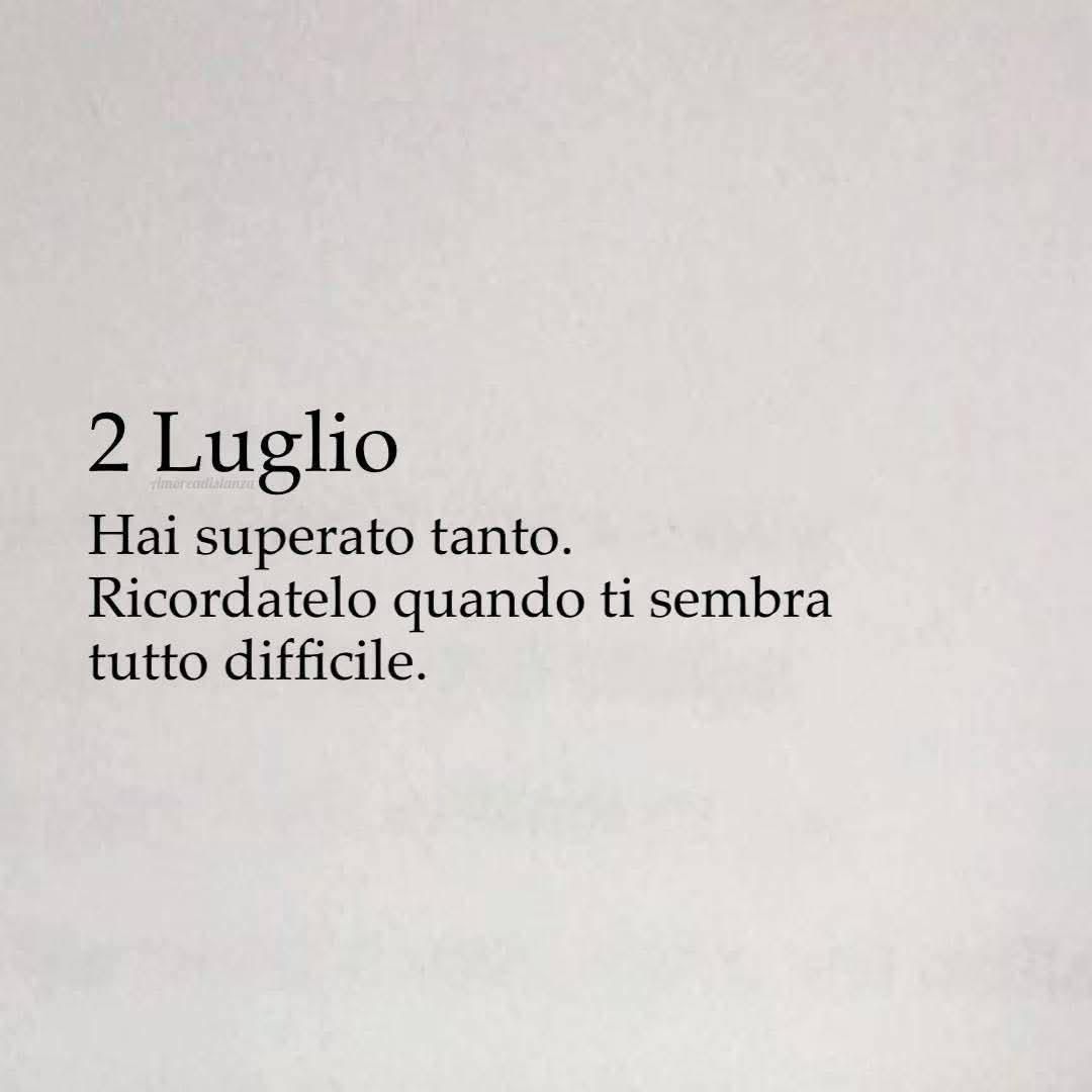 2 luglio 2026: Un messaggio per l' Anima
