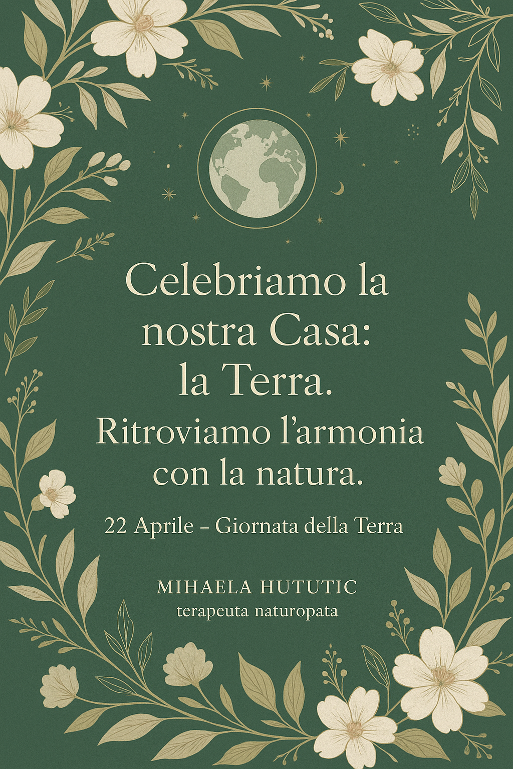 Giornata della Terra 22 aprile armonia con la natura approccio olistico – Erboristeria Il Mondo Alchemico