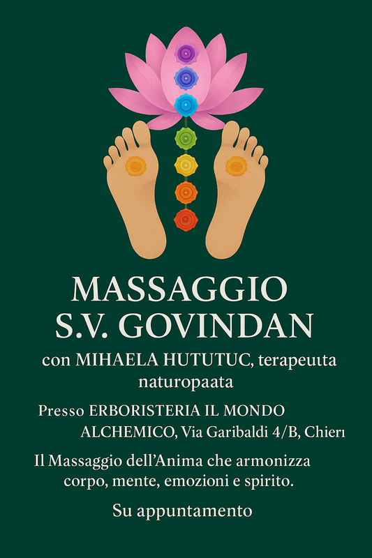 Massaggio Sv.Govindan massaggio dell’anima riequilibrio olistico – Erboristeria Il Mondo Alchemico