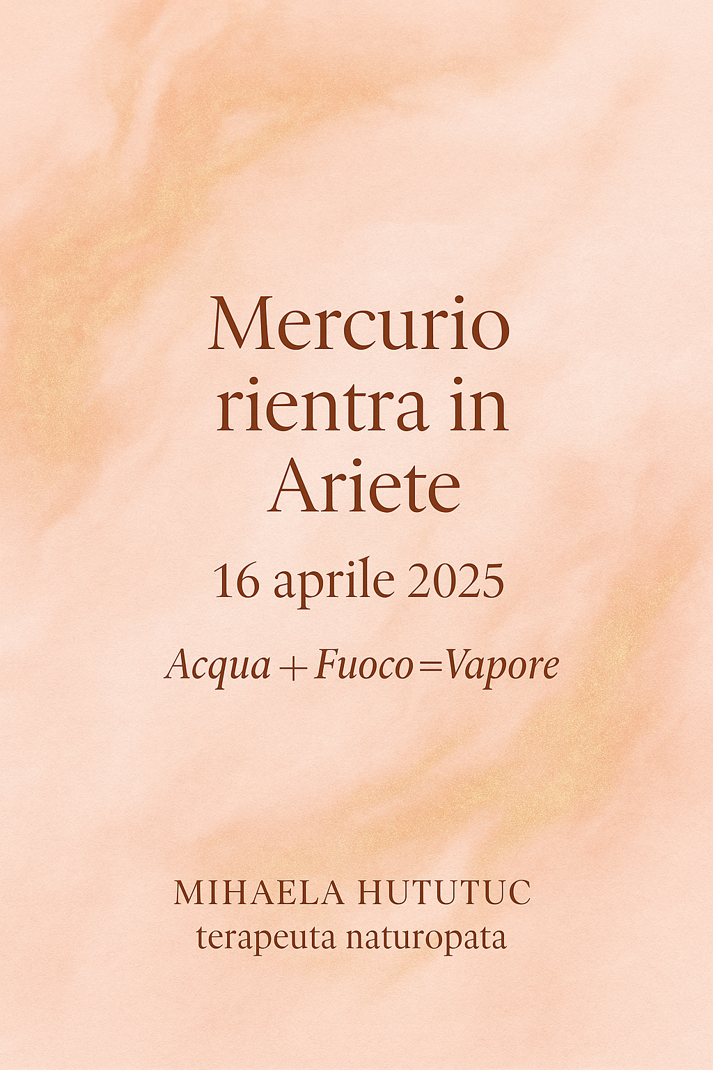 Mercurio in Ariete 16/04/2025