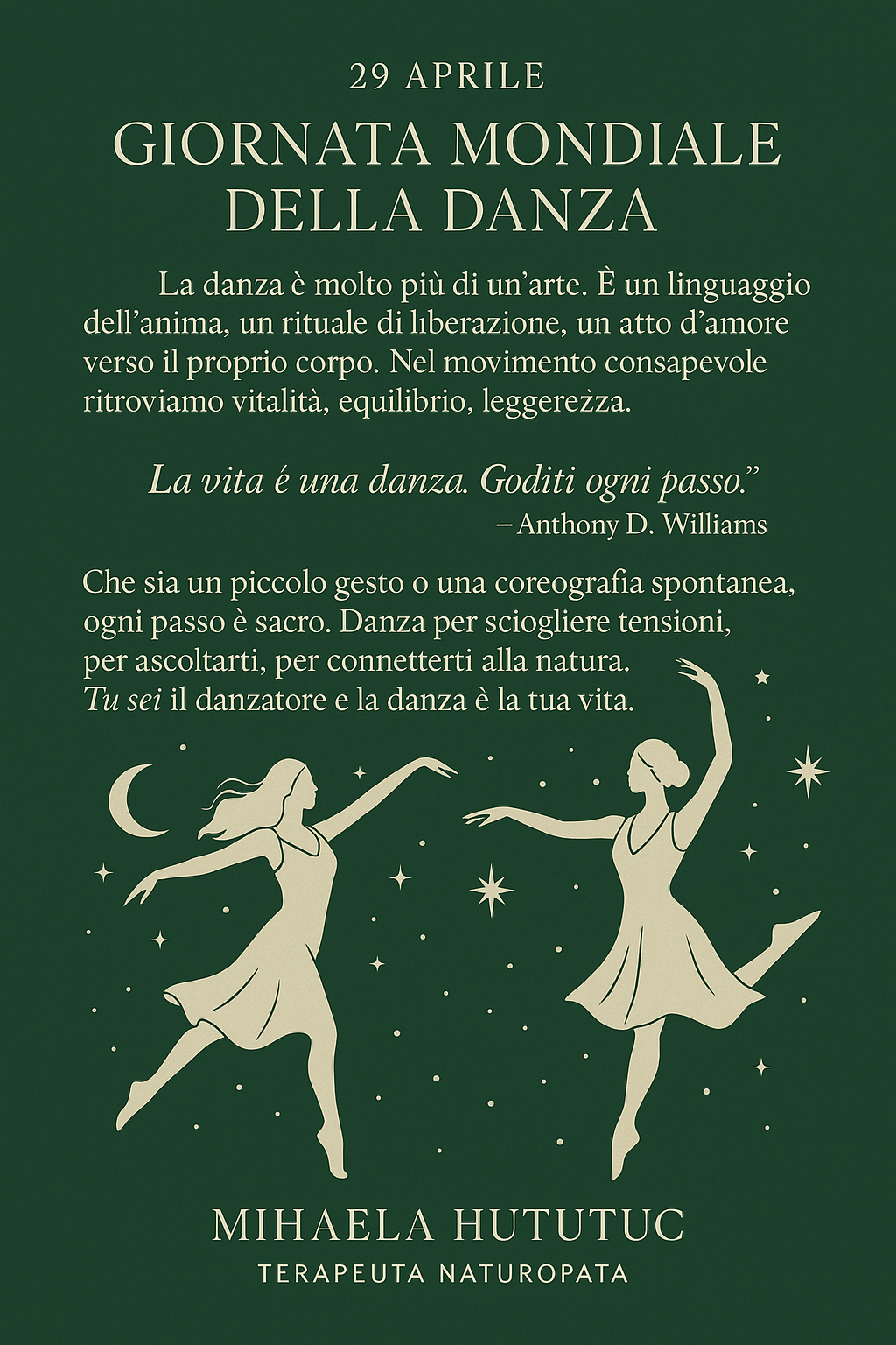 Giornata Mondiale della Danza movimento e armonia olistica – Erboristeria Il Mondo Alchemico