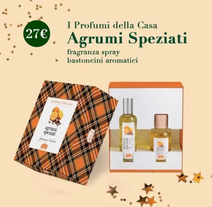 Cofanetto regalo  I PROFUMI per la CASA : AGRUMI SPEZIATI di Helan