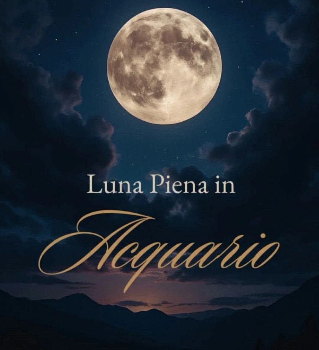 Registrazione del 29/07/2026: La Celebrazione della LUNA PIENA in ACQUARIO. La Connessione con la MENTE SUPERIORE