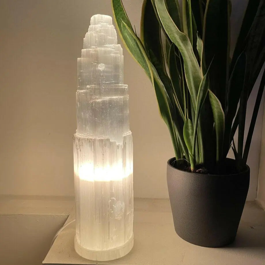 LAMPADA DI SELENITE